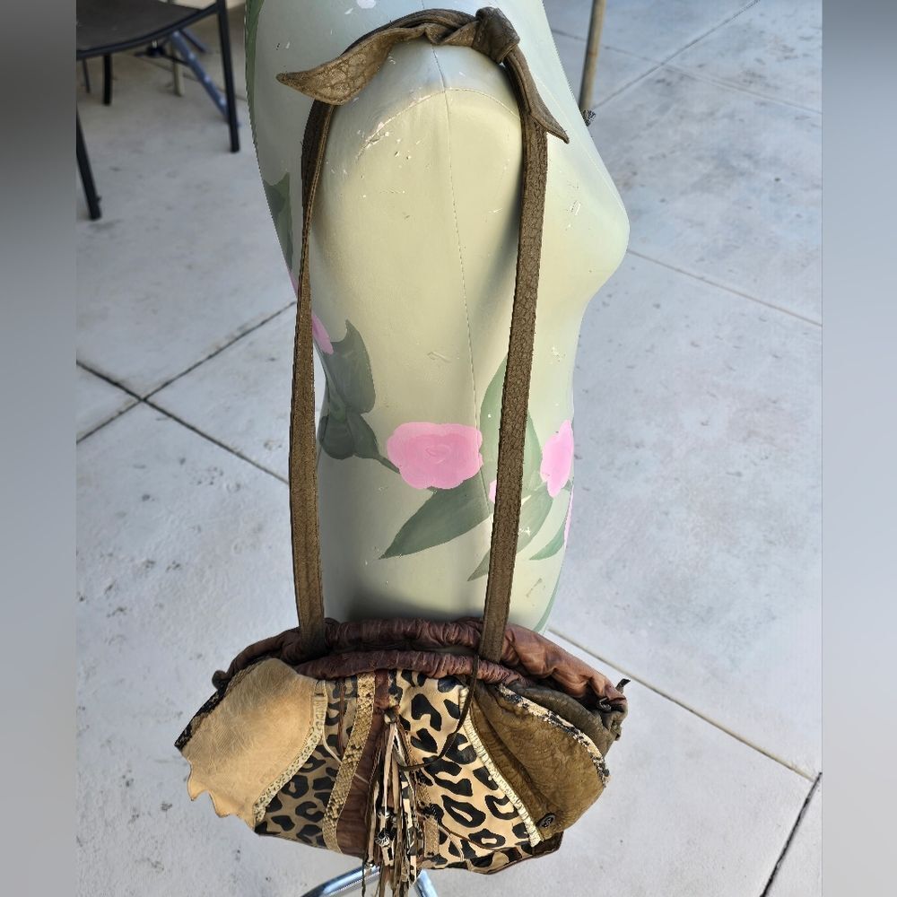 Vintage Sharif Leopard Print Shoulder Bag - Picture 16 of 17